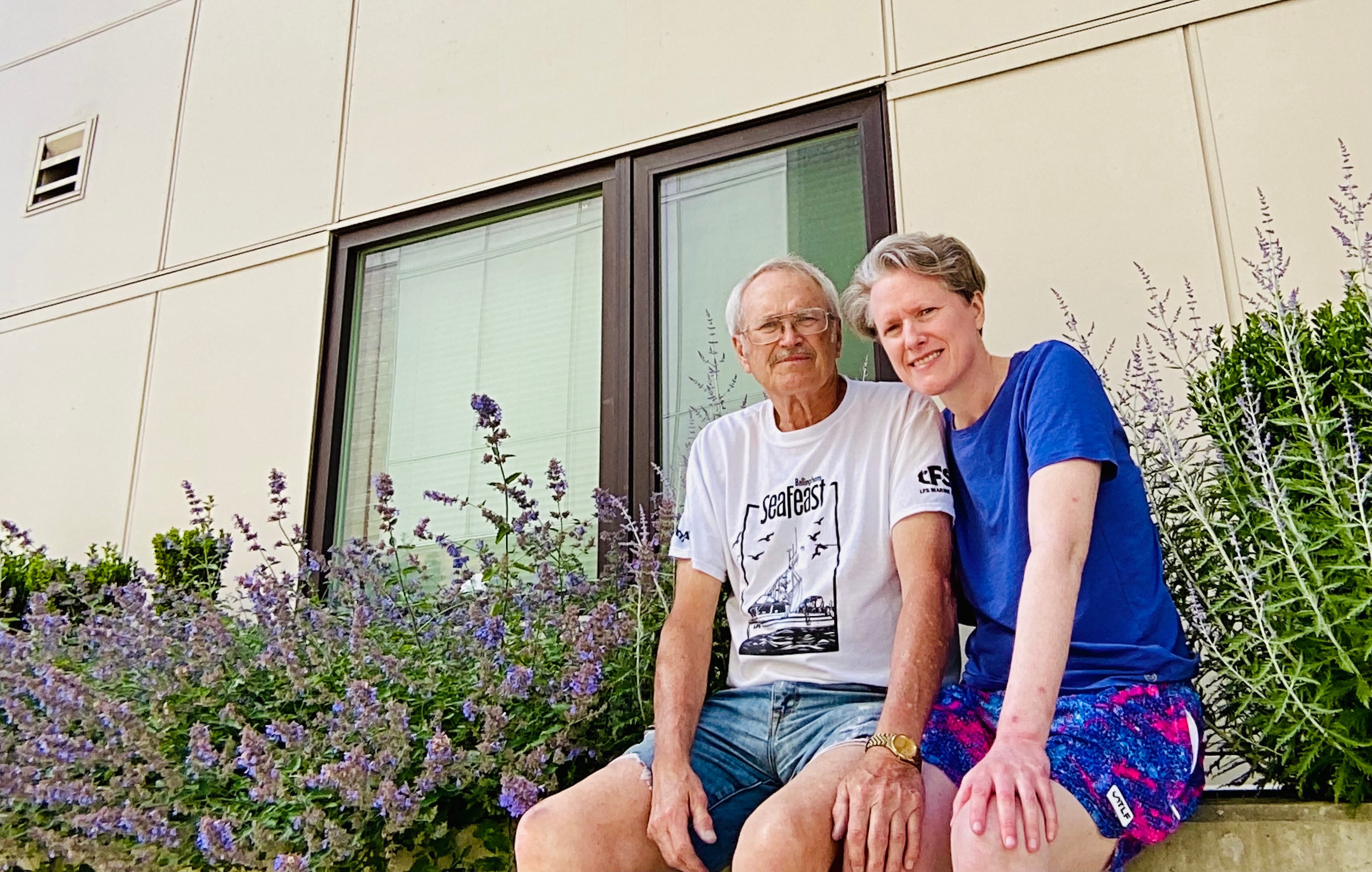 Nicole "Nikki" Ocean with her Dad — family photo outdoors, 2026